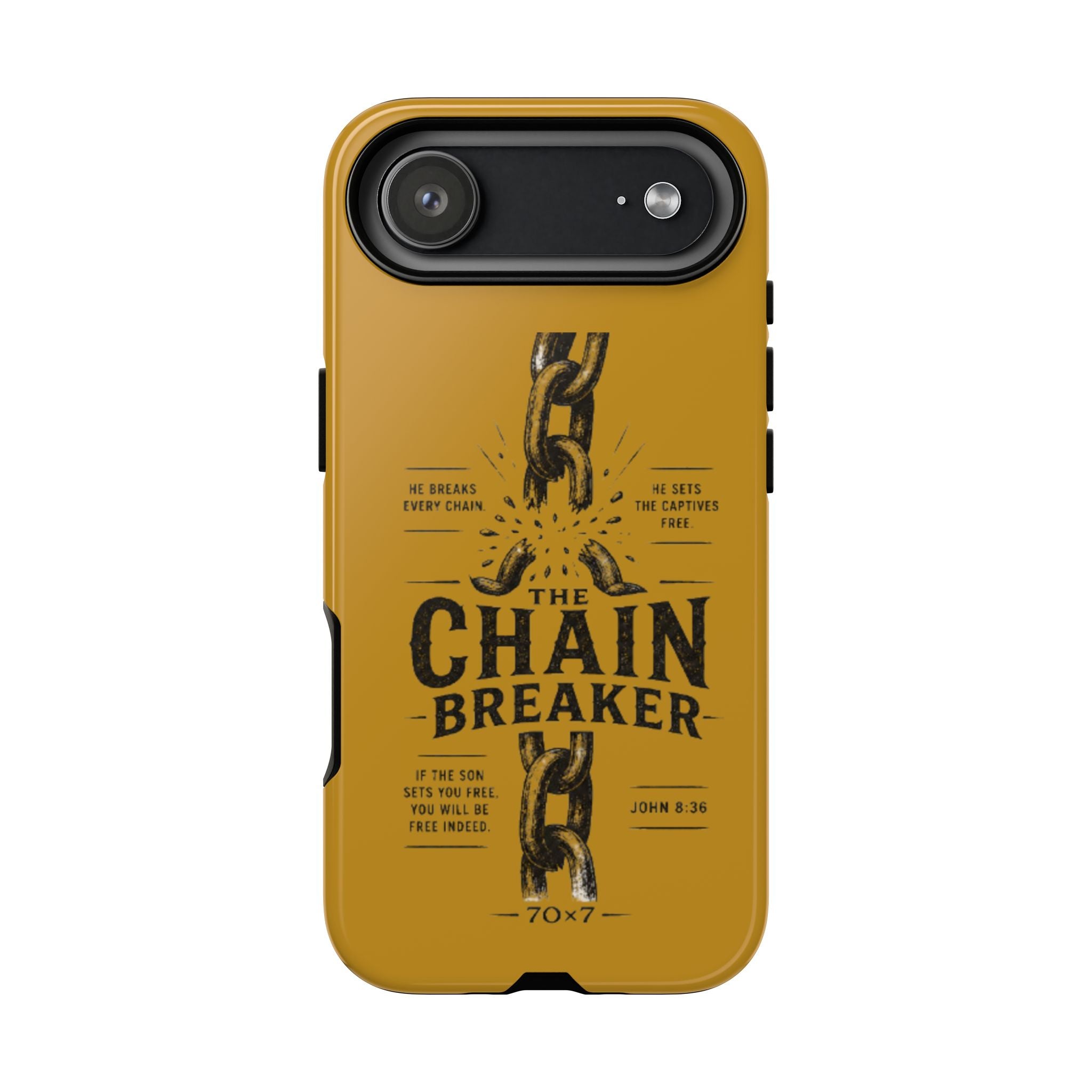 Chain Breaker Phone Case – Inspirational Christian Scripture iPhone Case