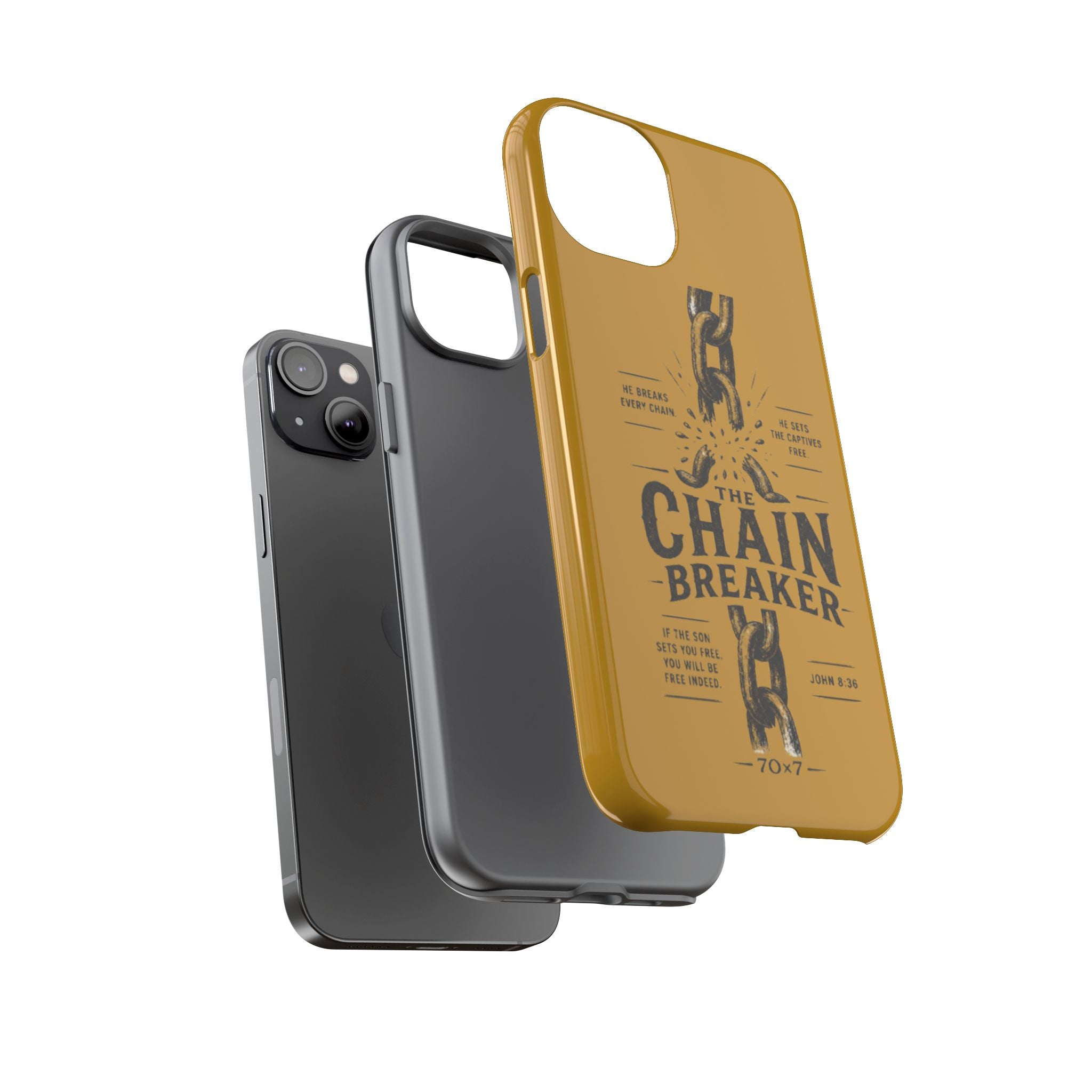 Chain Breaker Phone Case – Inspirational Christian Scripture iPhone Case