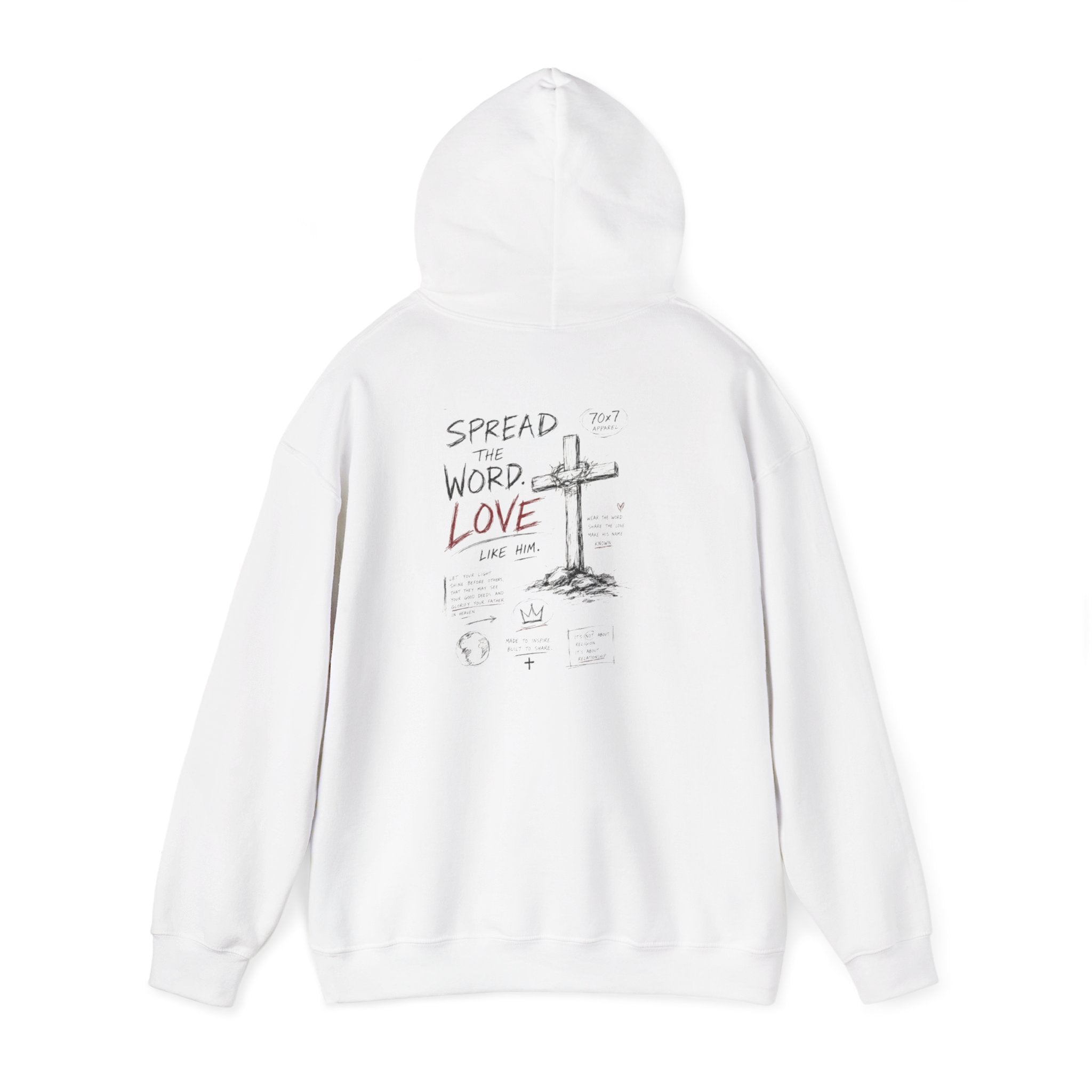 Spread the Word Cross Hoodie