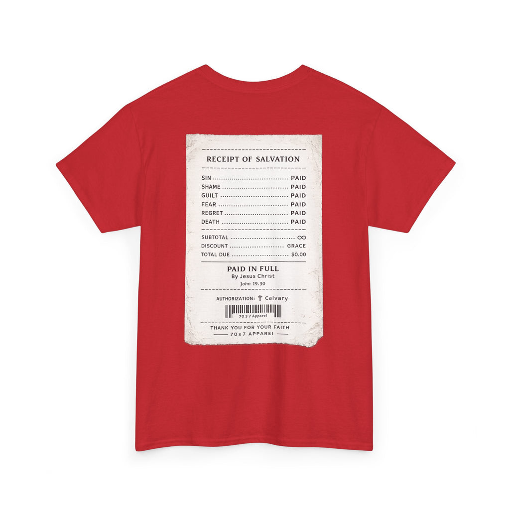 Receipt of Salvation Tee