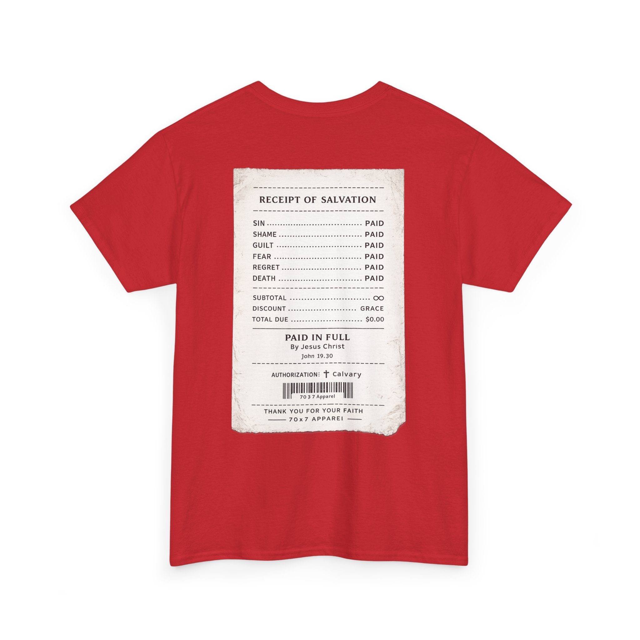 Receipt of Salvation Tee