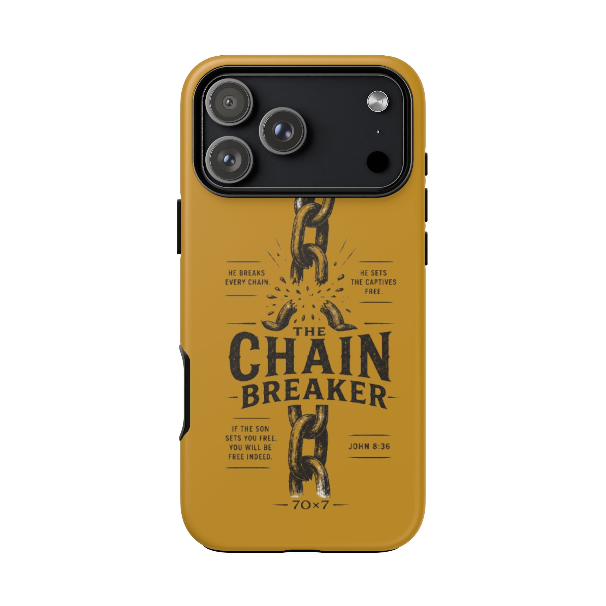 Chain Breaker Phone Case – Inspirational Christian Scripture iPhone Case