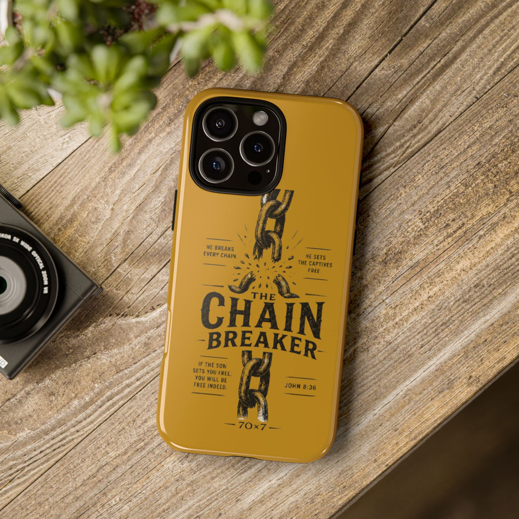 Chain Breaker Phone Case – Inspirational Christian Scripture iPhone Case