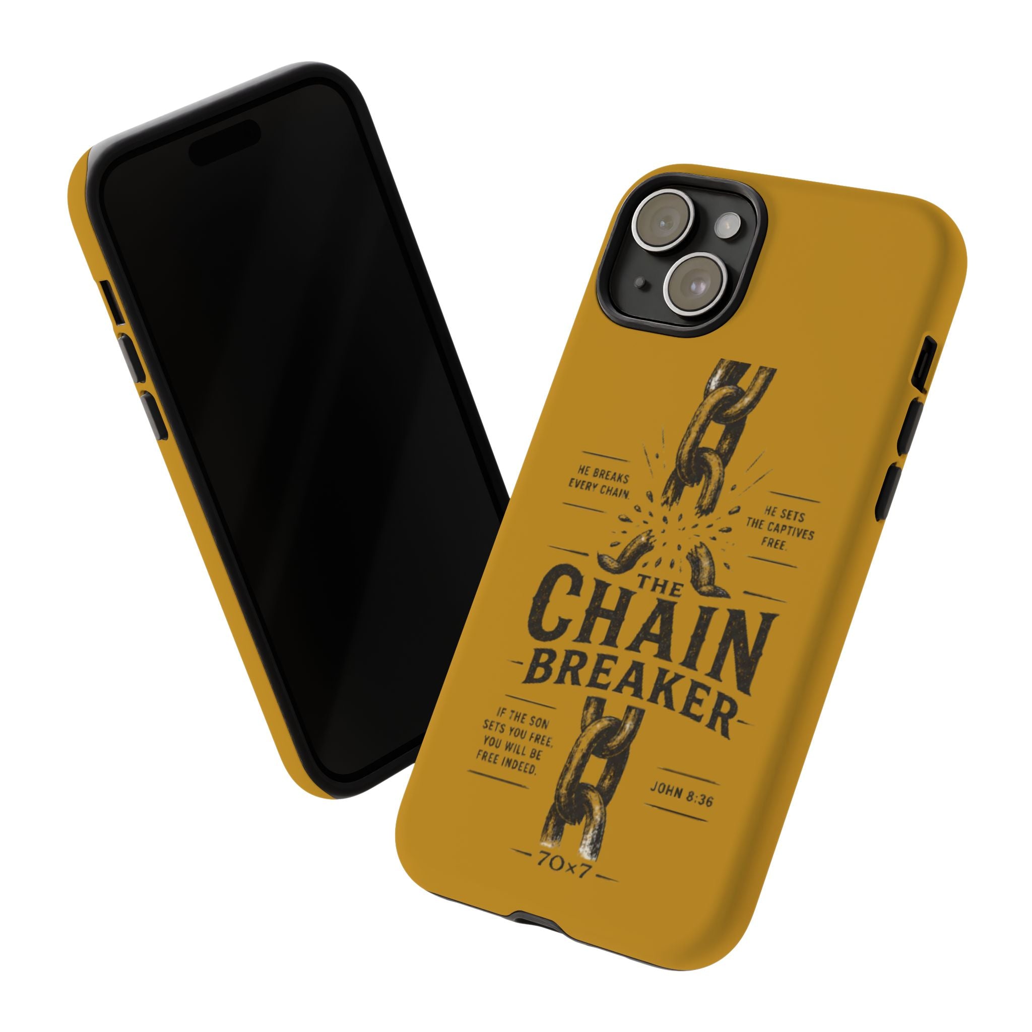 Chain Breaker Phone Case – Inspirational Christian Scripture iPhone Case