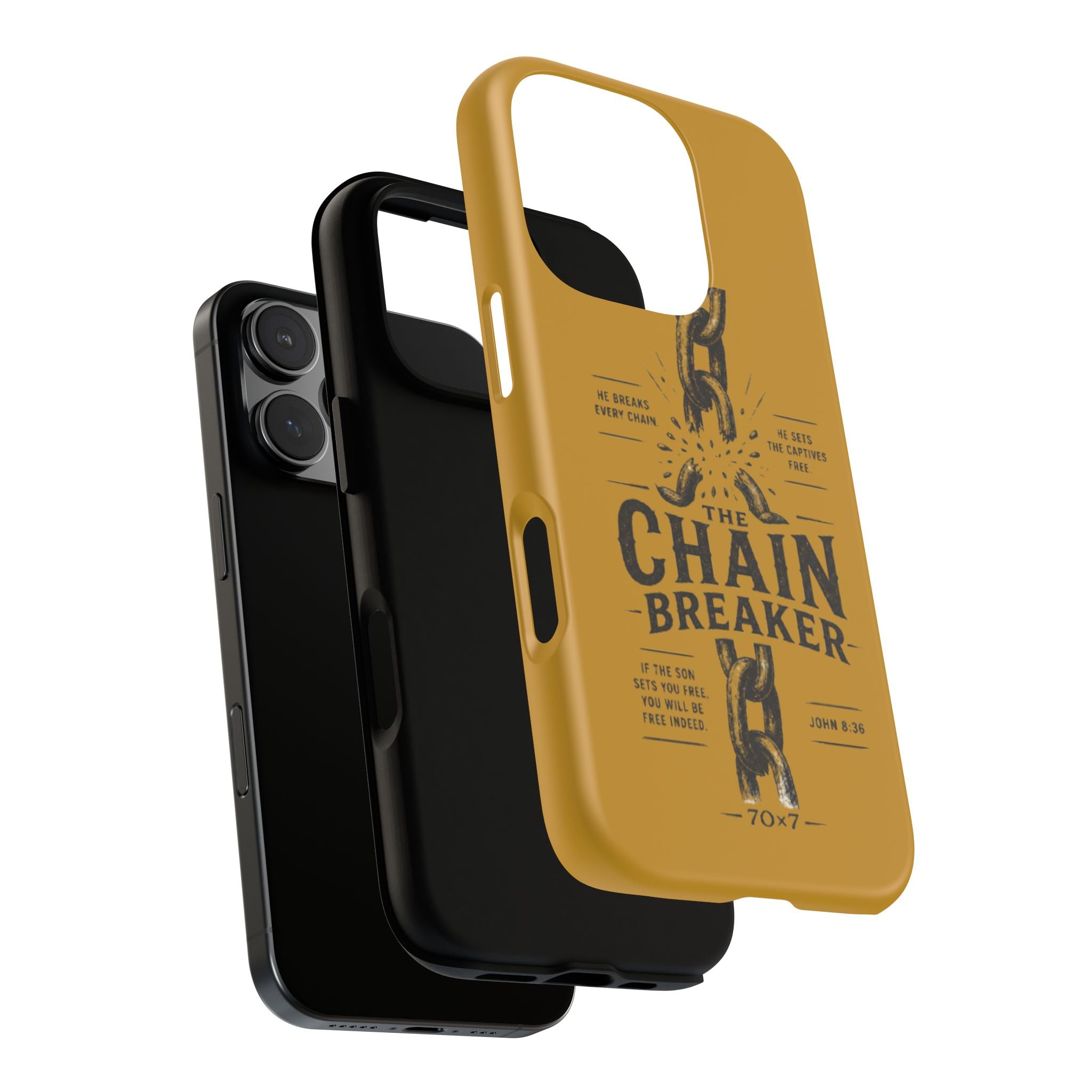 Chain Breaker Phone Case – Inspirational Christian Scripture iPhone Case