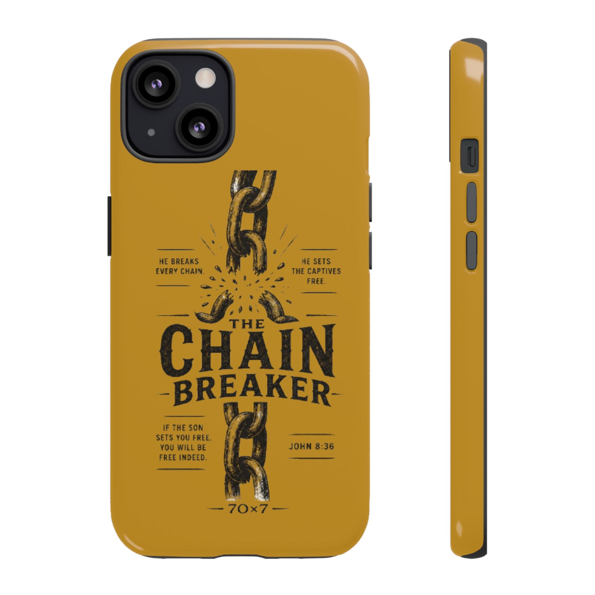 Chain Breaker Phone Case – Inspirational Christian Scripture iPhone Case