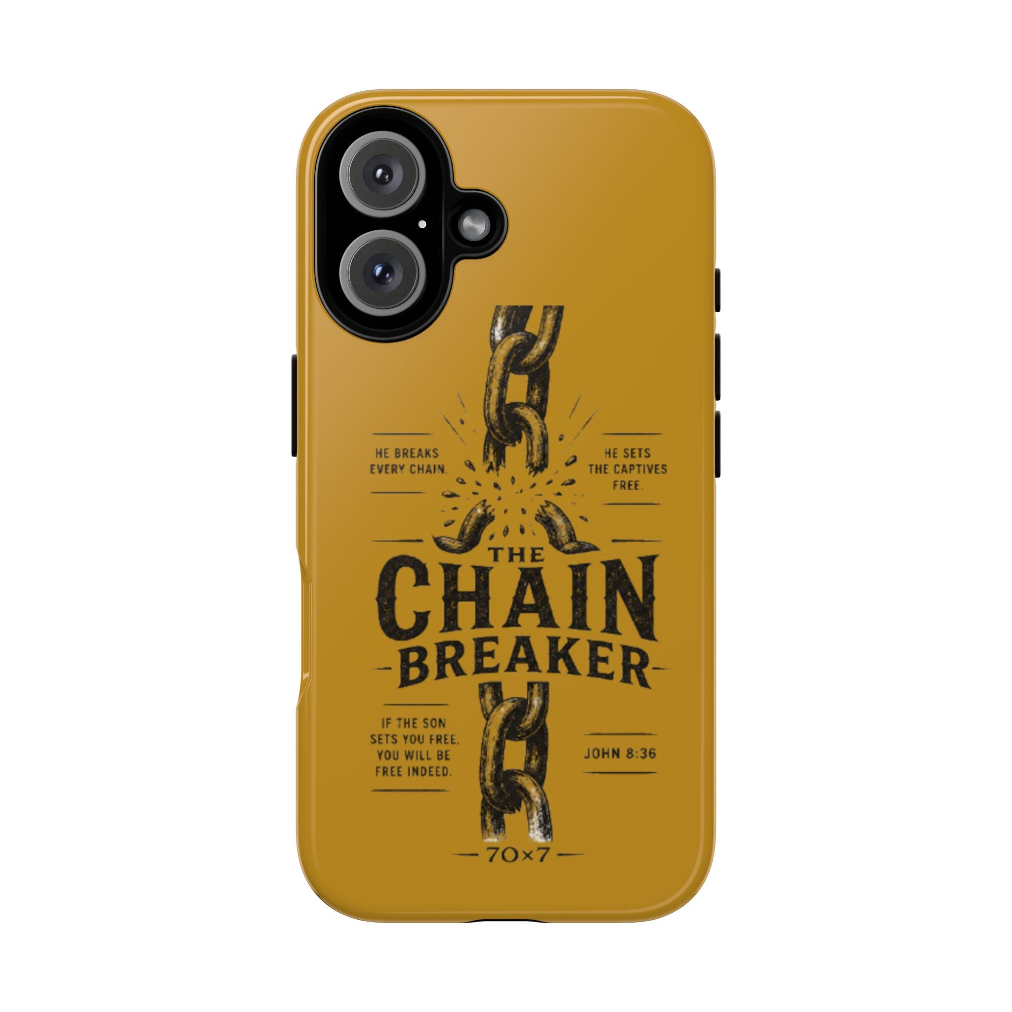 Chain Breaker Phone Case – Inspirational Christian Scripture iPhone Case