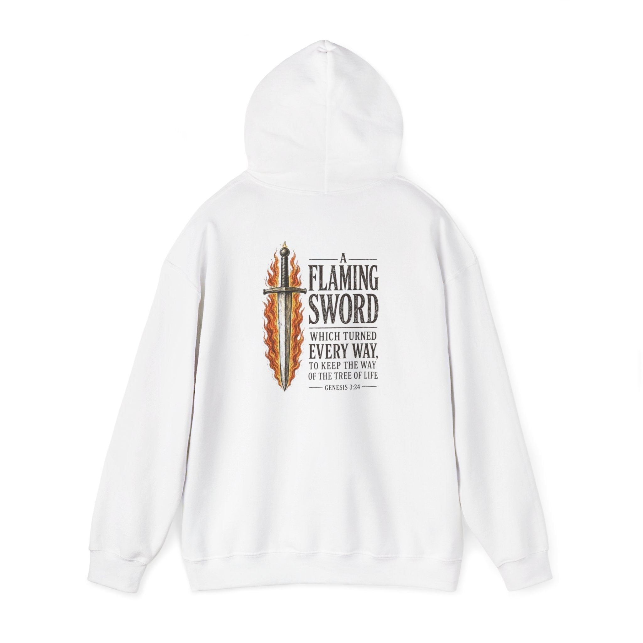 Flaming Sword Hoodie