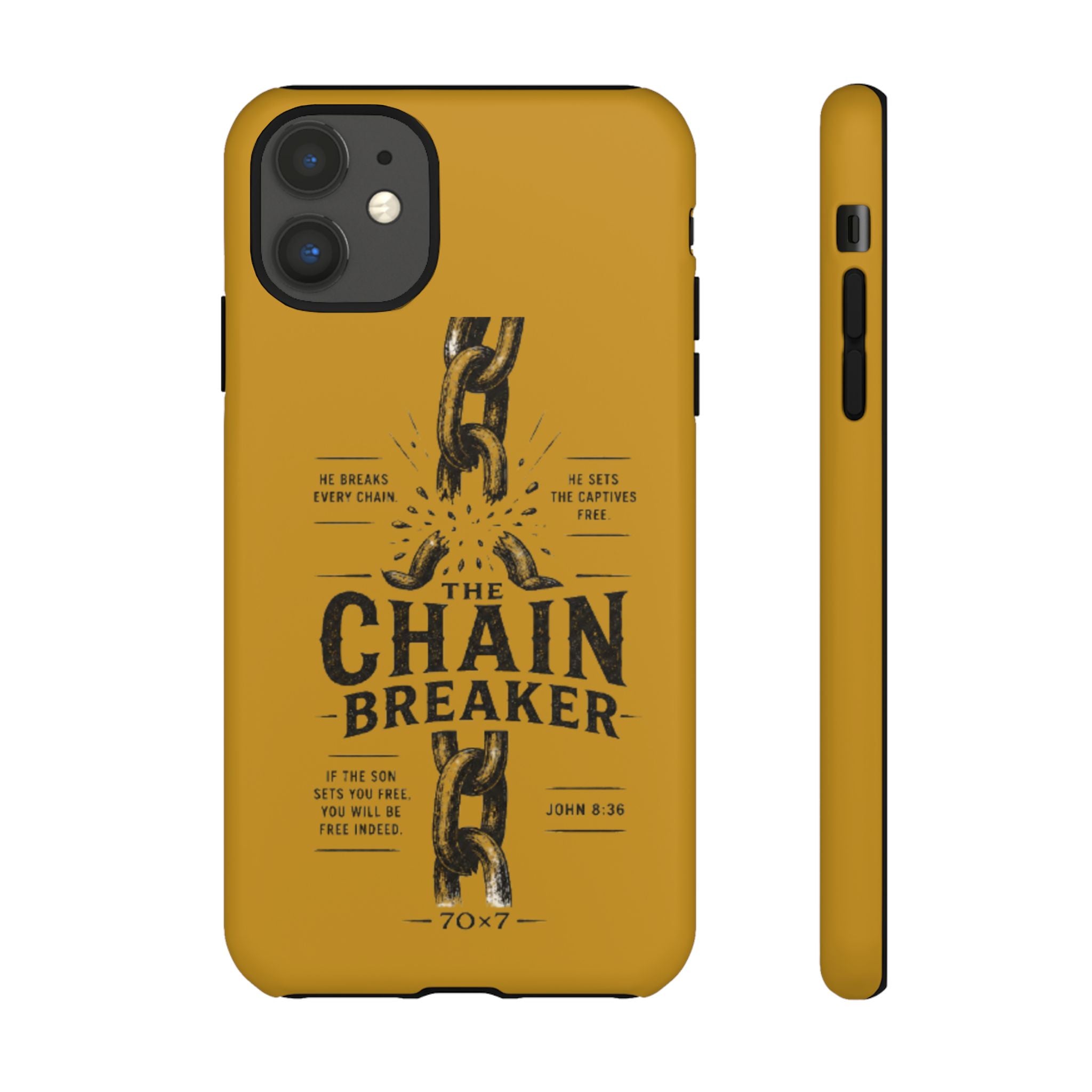 Chain Breaker Phone Case – Inspirational Christian Scripture iPhone Case
