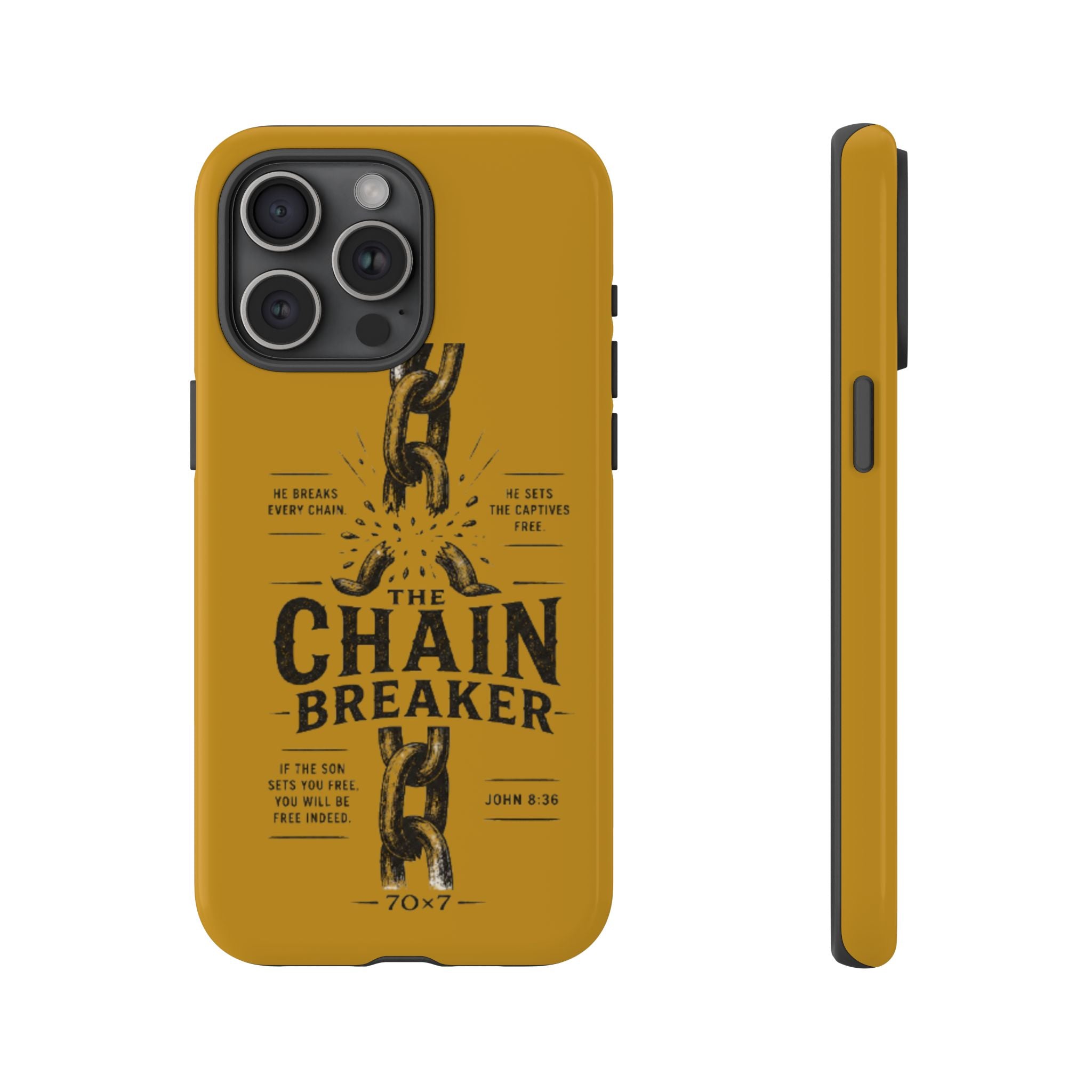 Chain Breaker Phone Case – Inspirational Christian Scripture iPhone Case