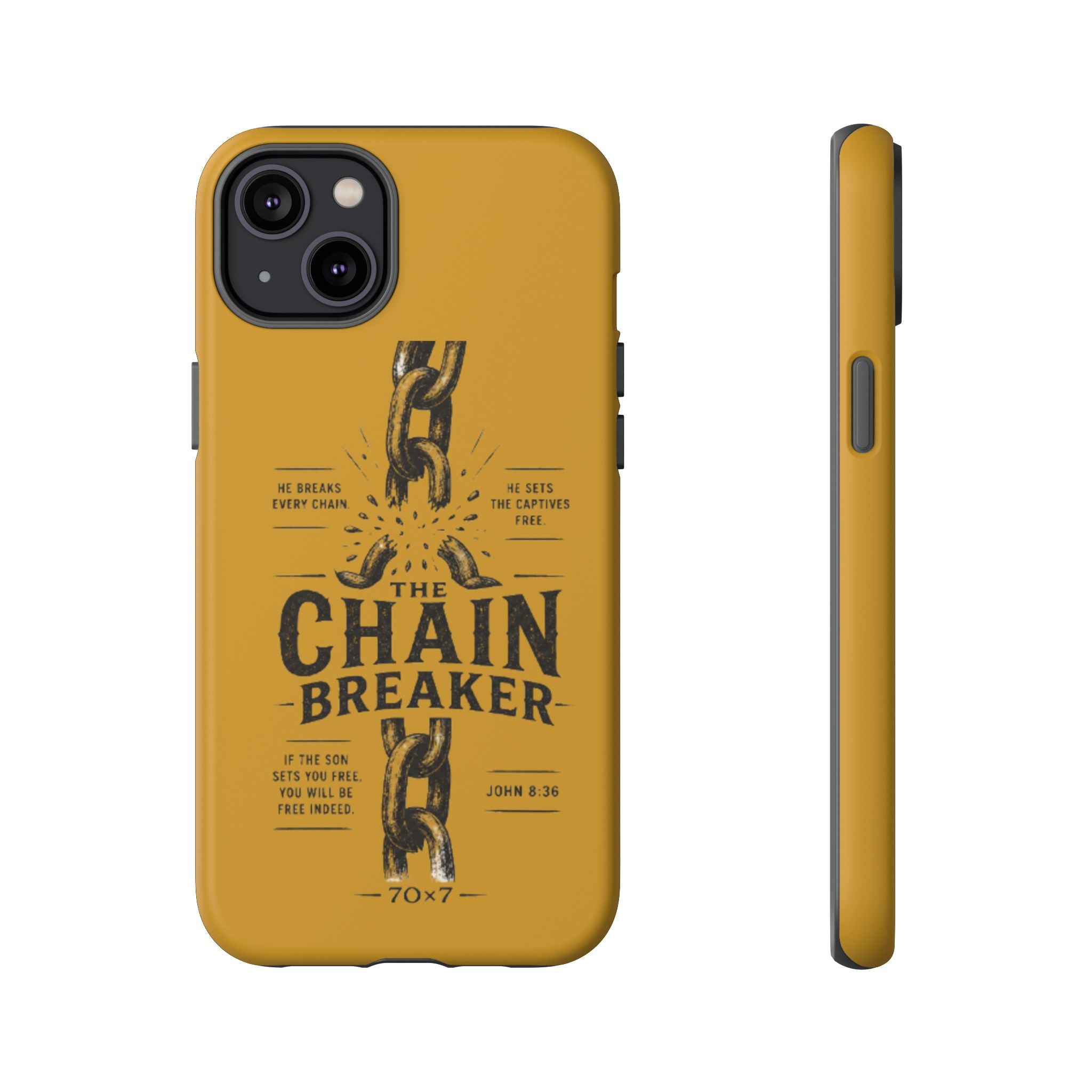 Chain Breaker Phone Case – Inspirational Christian Scripture iPhone Case