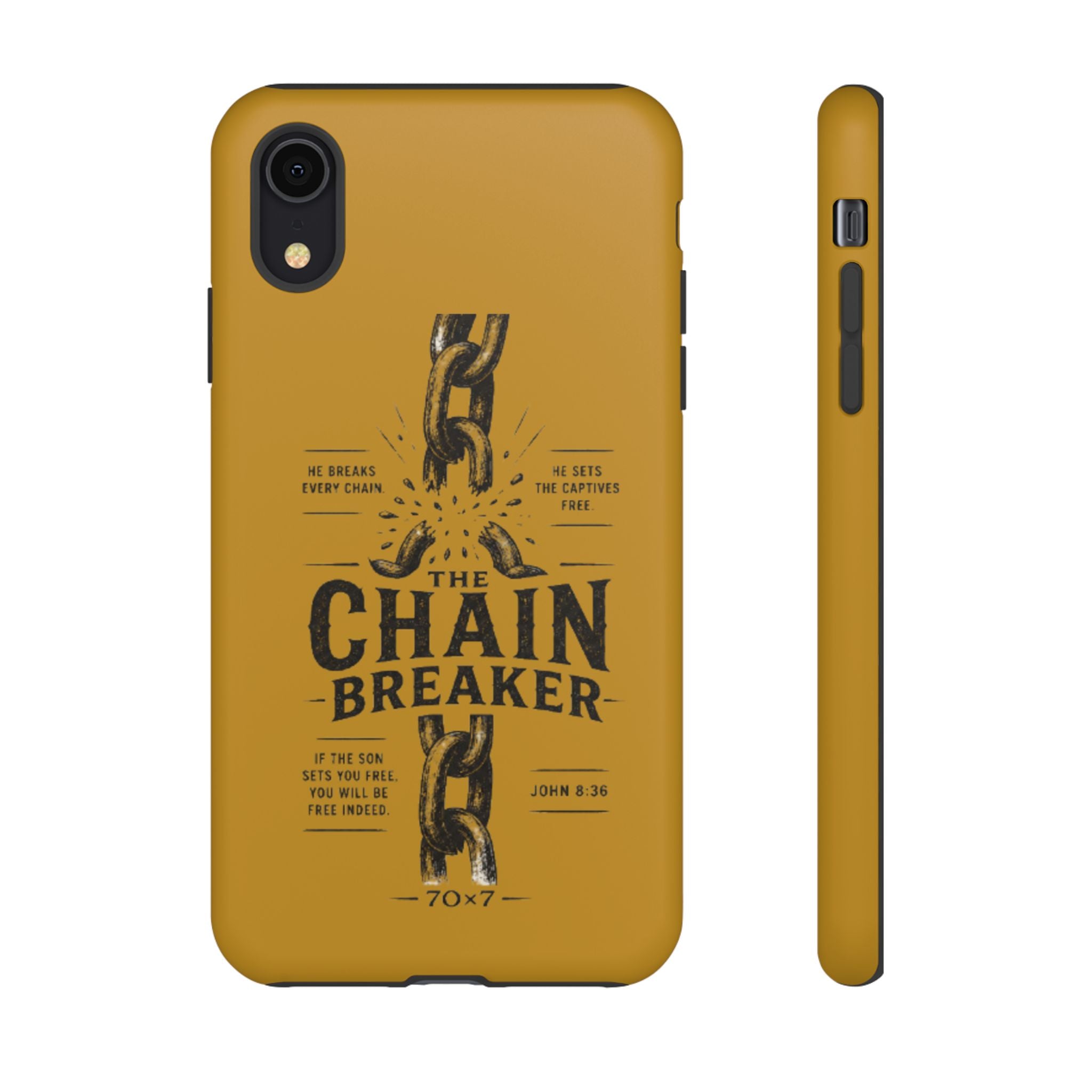 Chain Breaker Phone Case – Inspirational Christian Scripture iPhone Case