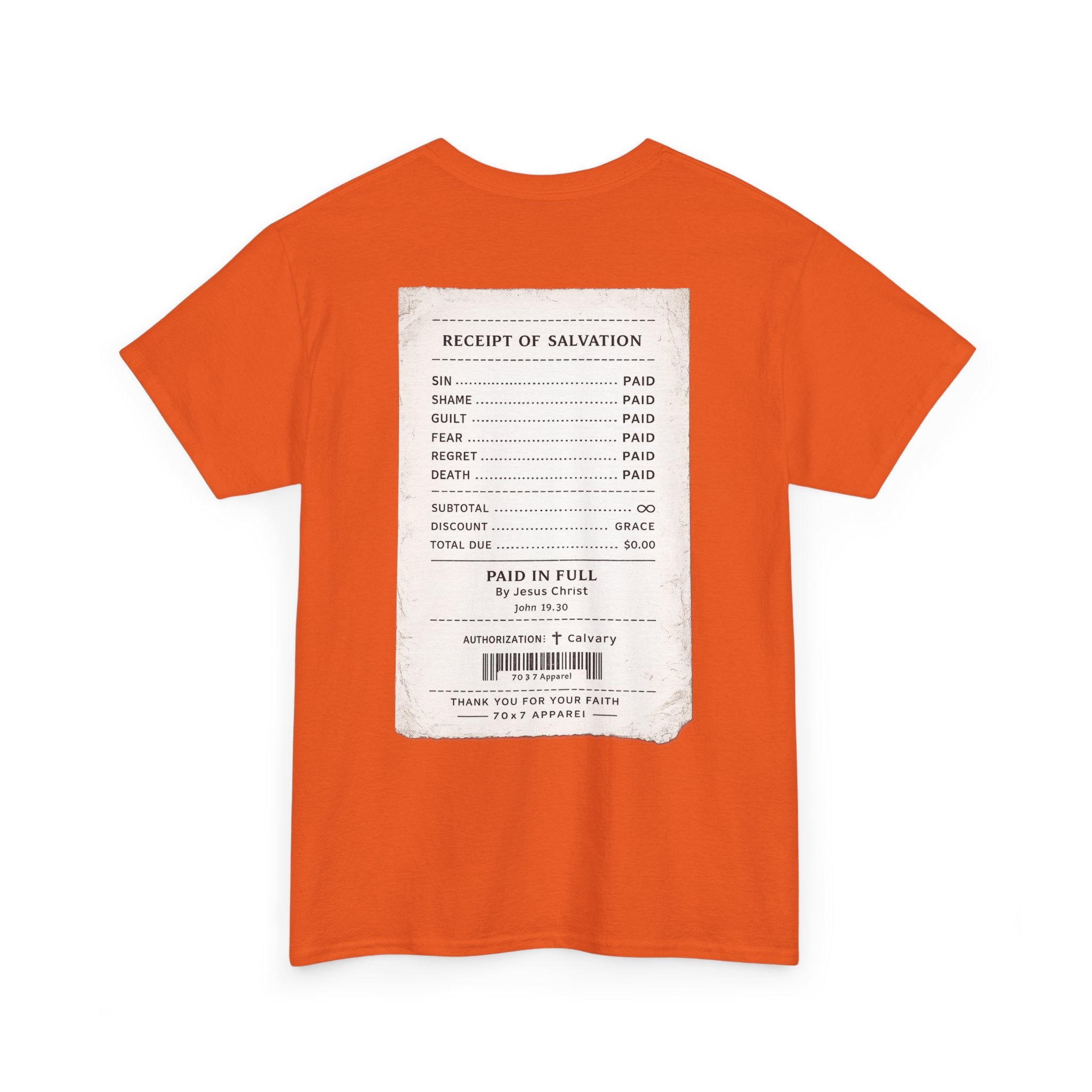 Receipt of Salvation Tee