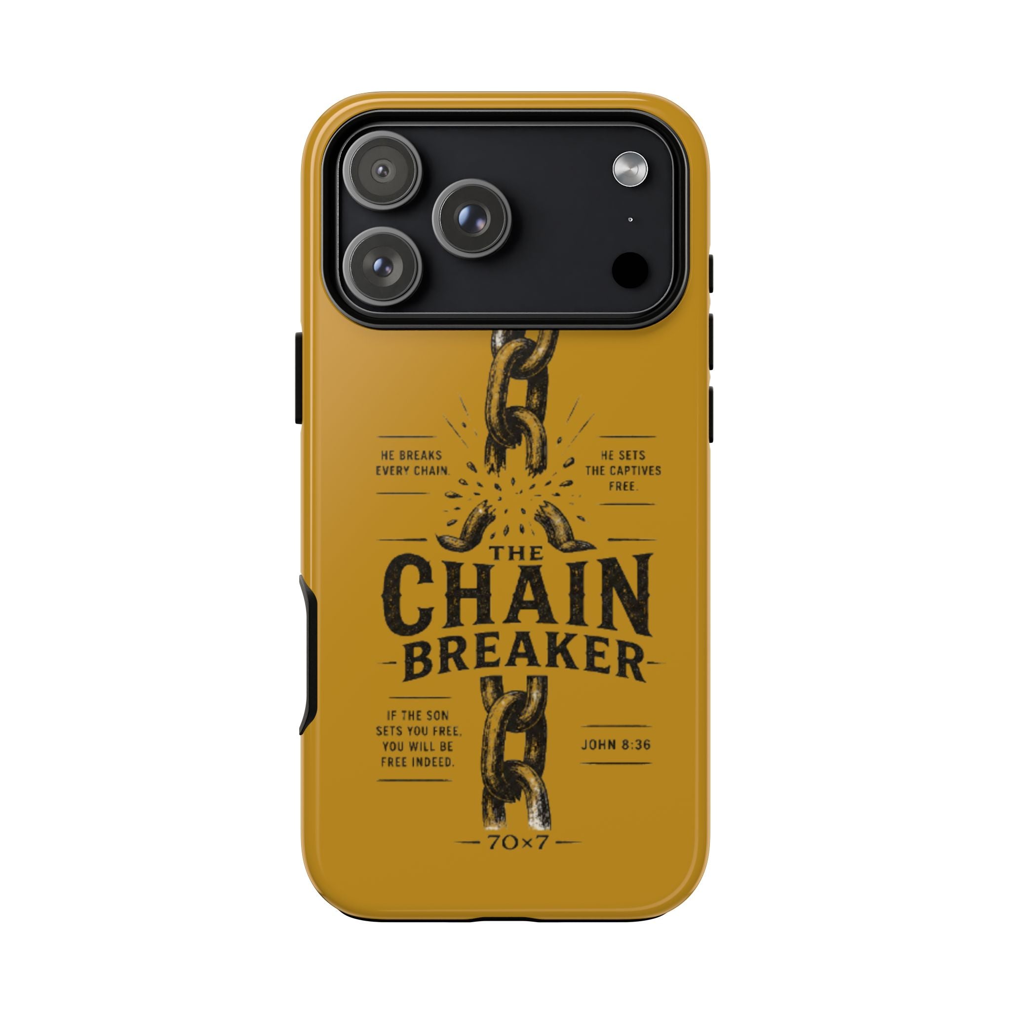 Chain Breaker Phone Case – Inspirational Christian Scripture iPhone Case