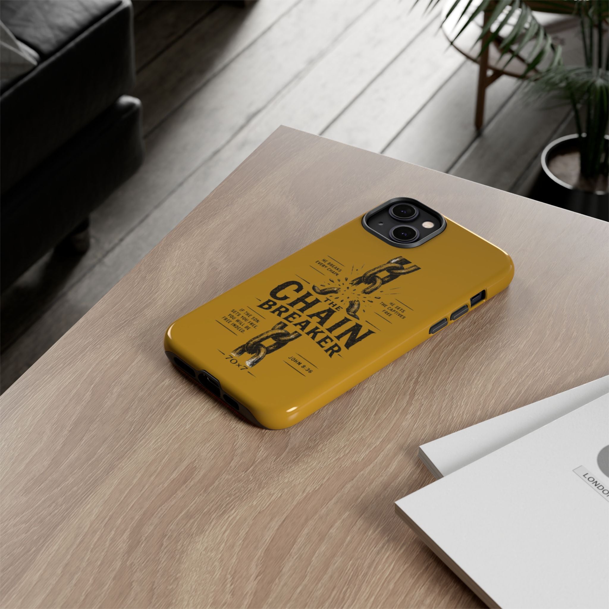 Chain Breaker Phone Case – Inspirational Christian Scripture iPhone Case
