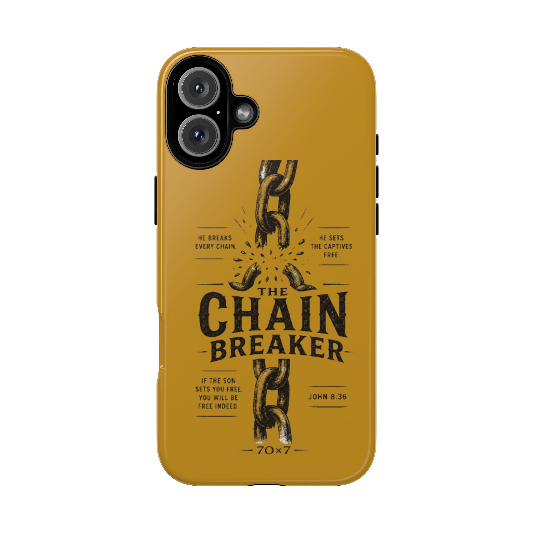Chain Breaker Phone Case – Inspirational Christian Scripture iPhone Case