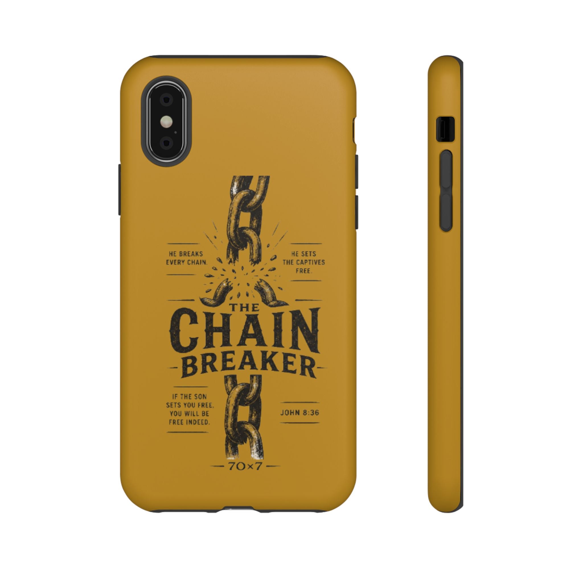 Chain Breaker Phone Case – Inspirational Christian Scripture iPhone Case