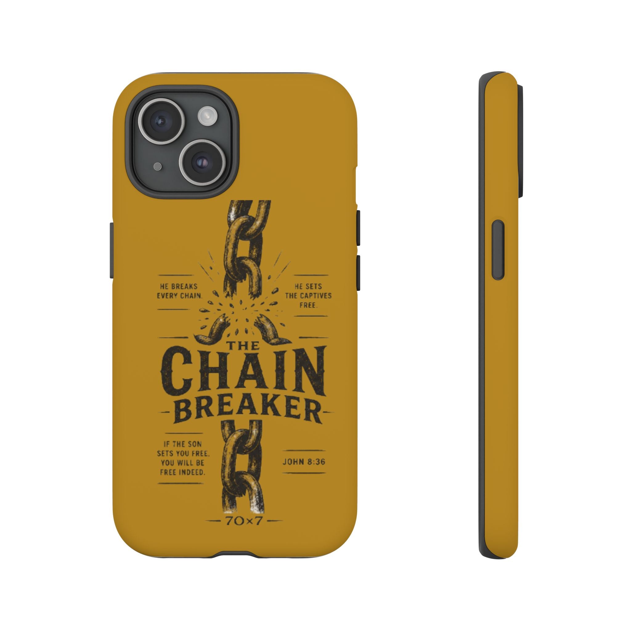 Chain Breaker Phone Case – Inspirational Christian Scripture iPhone Case