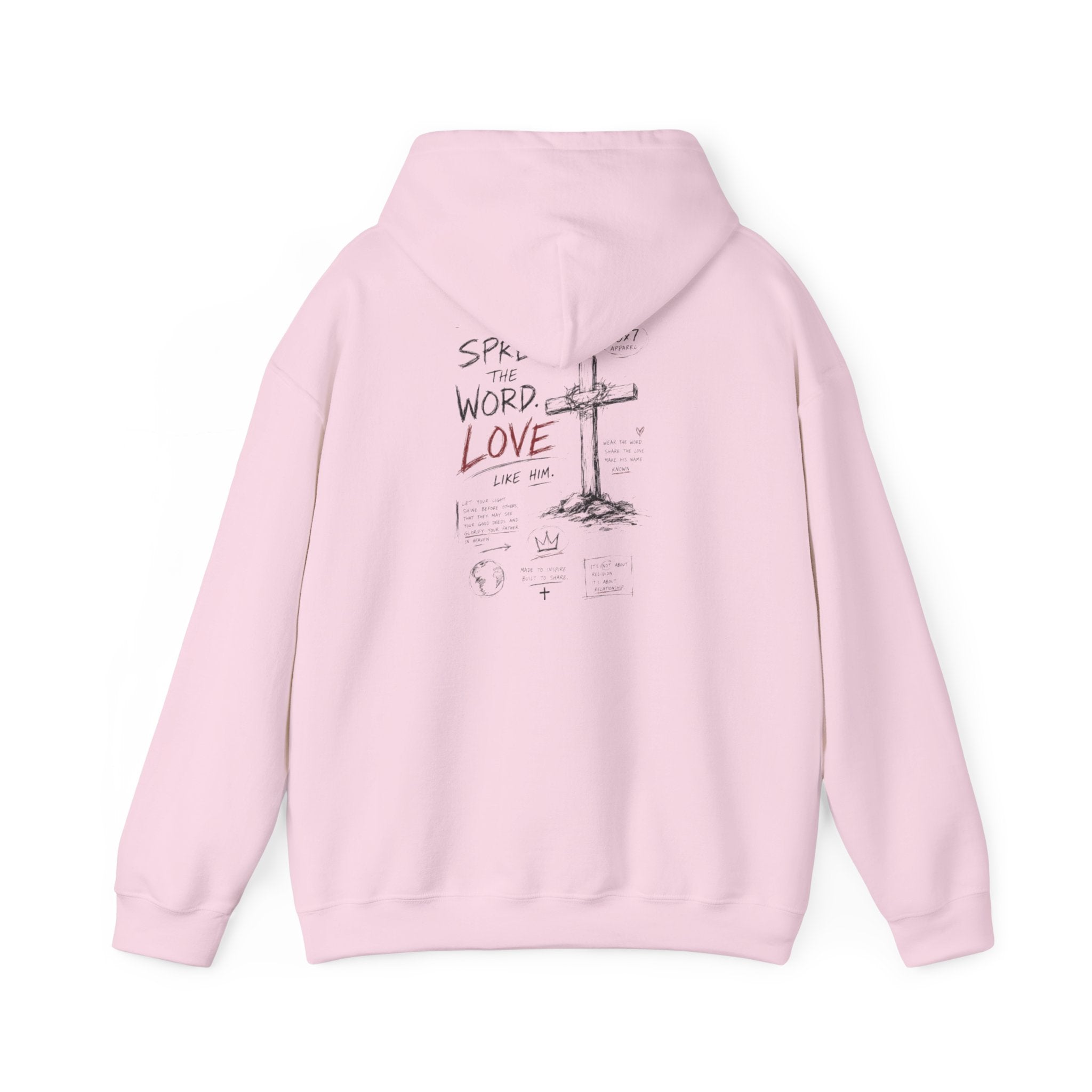 Spread the Word Cross Hoodie