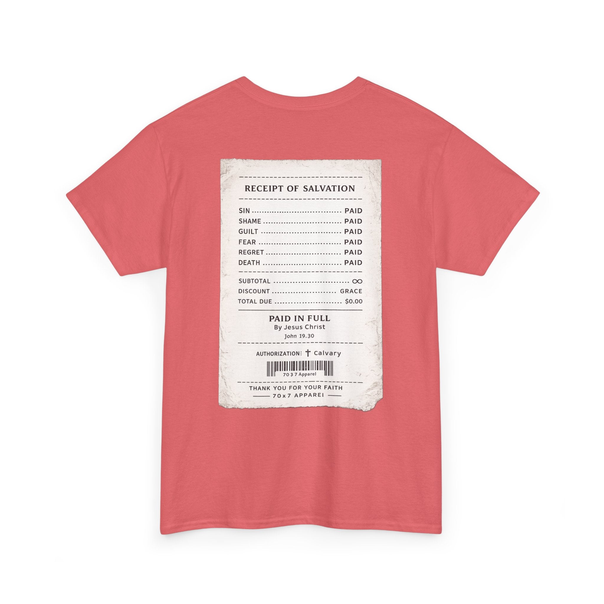 Receipt of Salvation Tee