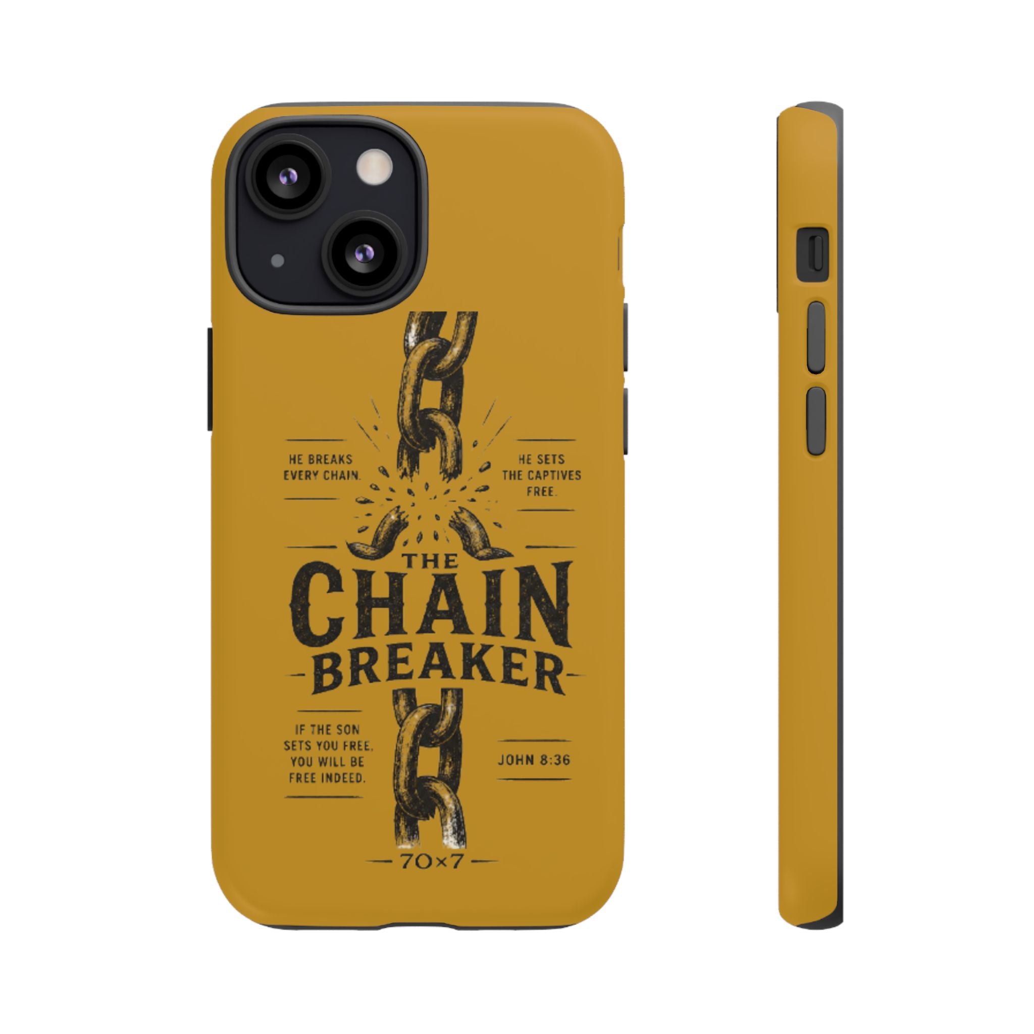 Chain Breaker Phone Case – Inspirational Christian Scripture iPhone Case
