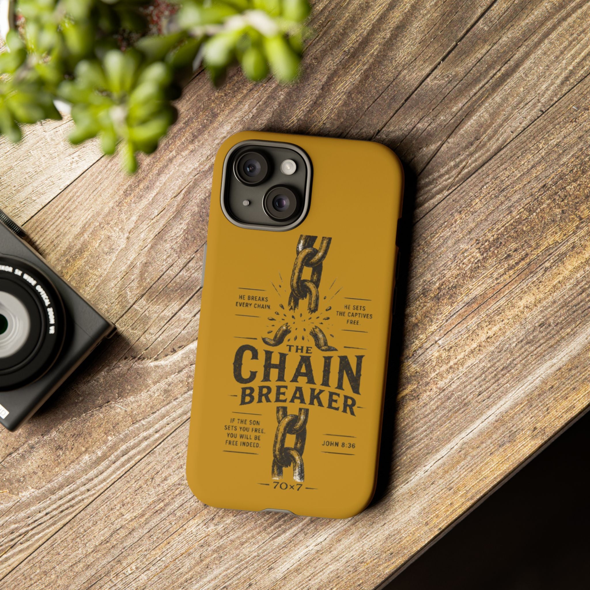 Chain Breaker Phone Case – Inspirational Christian Scripture iPhone Case