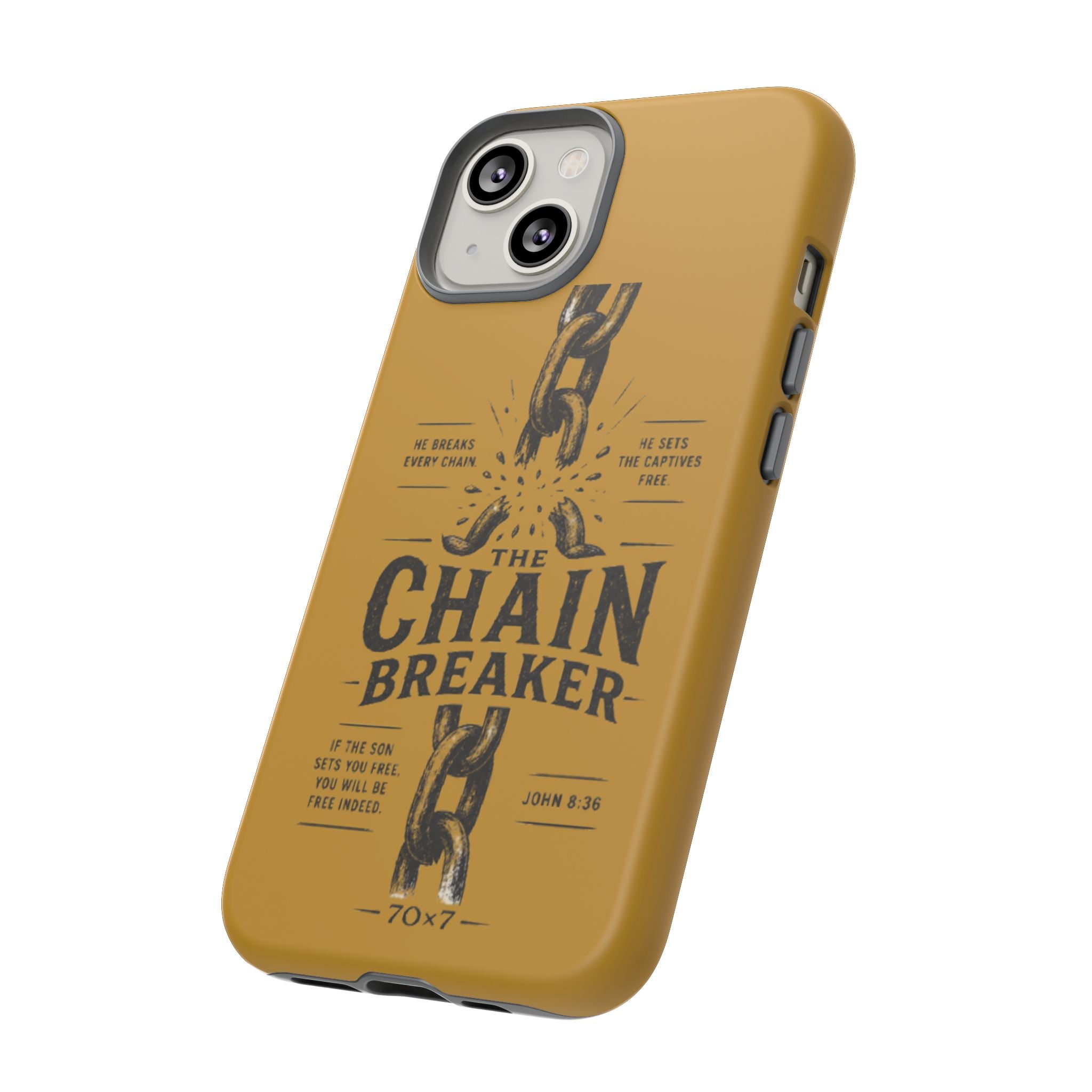 Chain Breaker Phone Case – Inspirational Christian Scripture iPhone Case