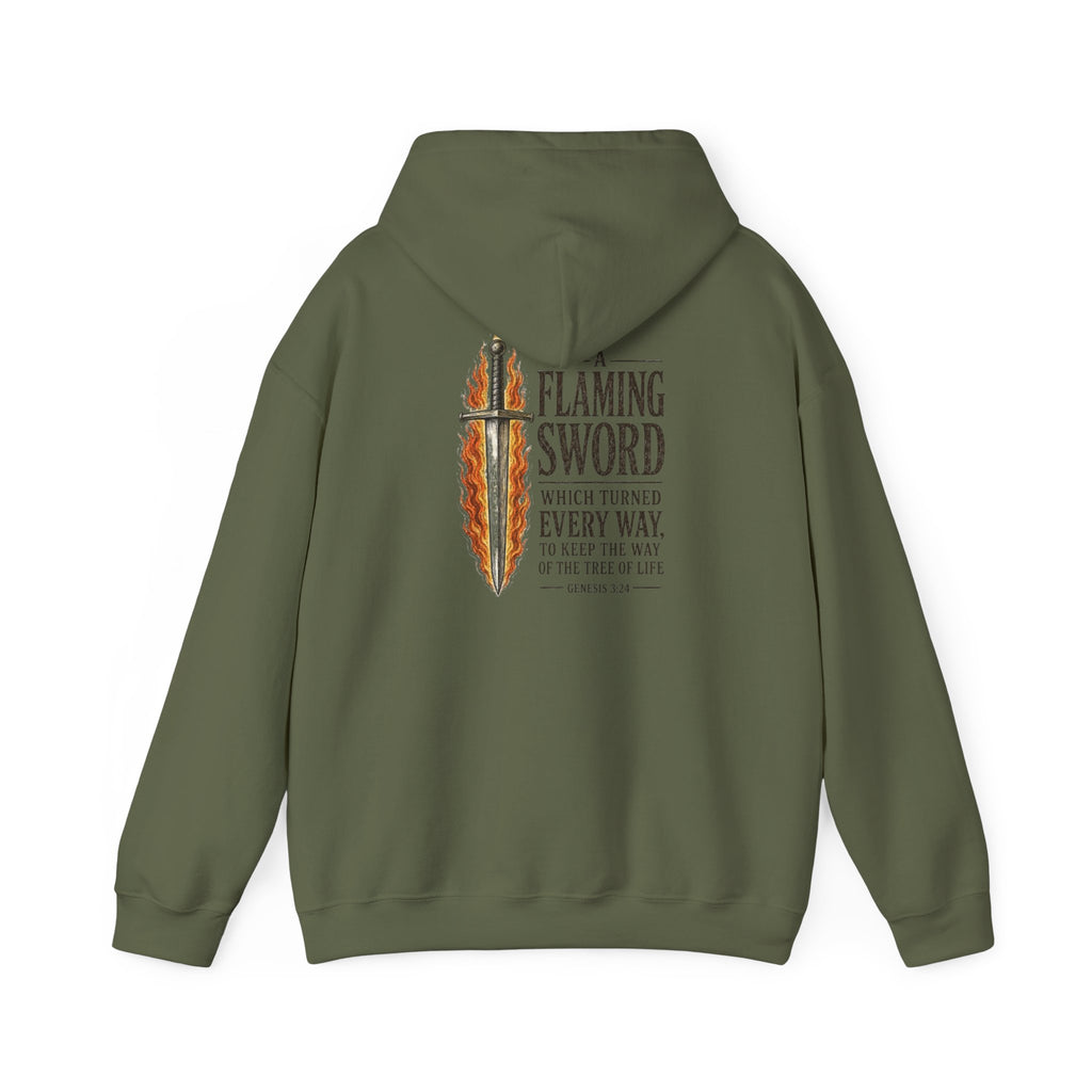 Flaming Sword Hoodie