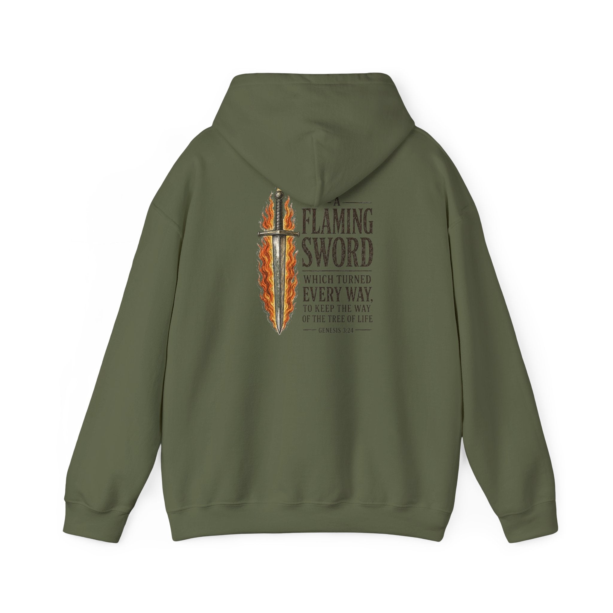 Flaming Sword Hoodie
