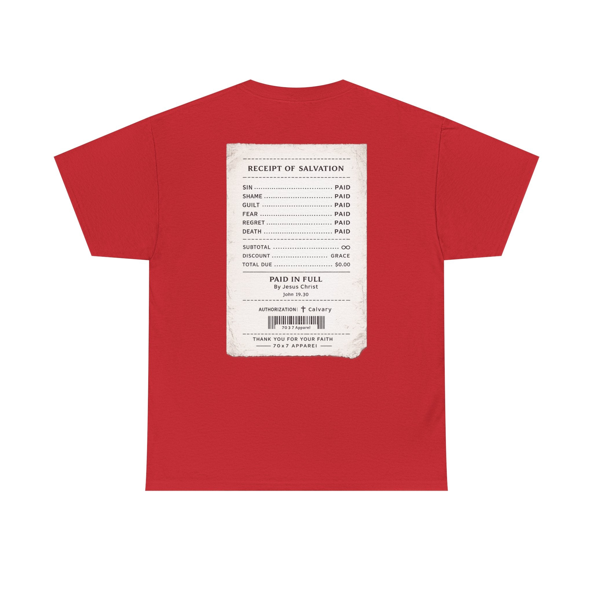Receipt of Salvation Tee