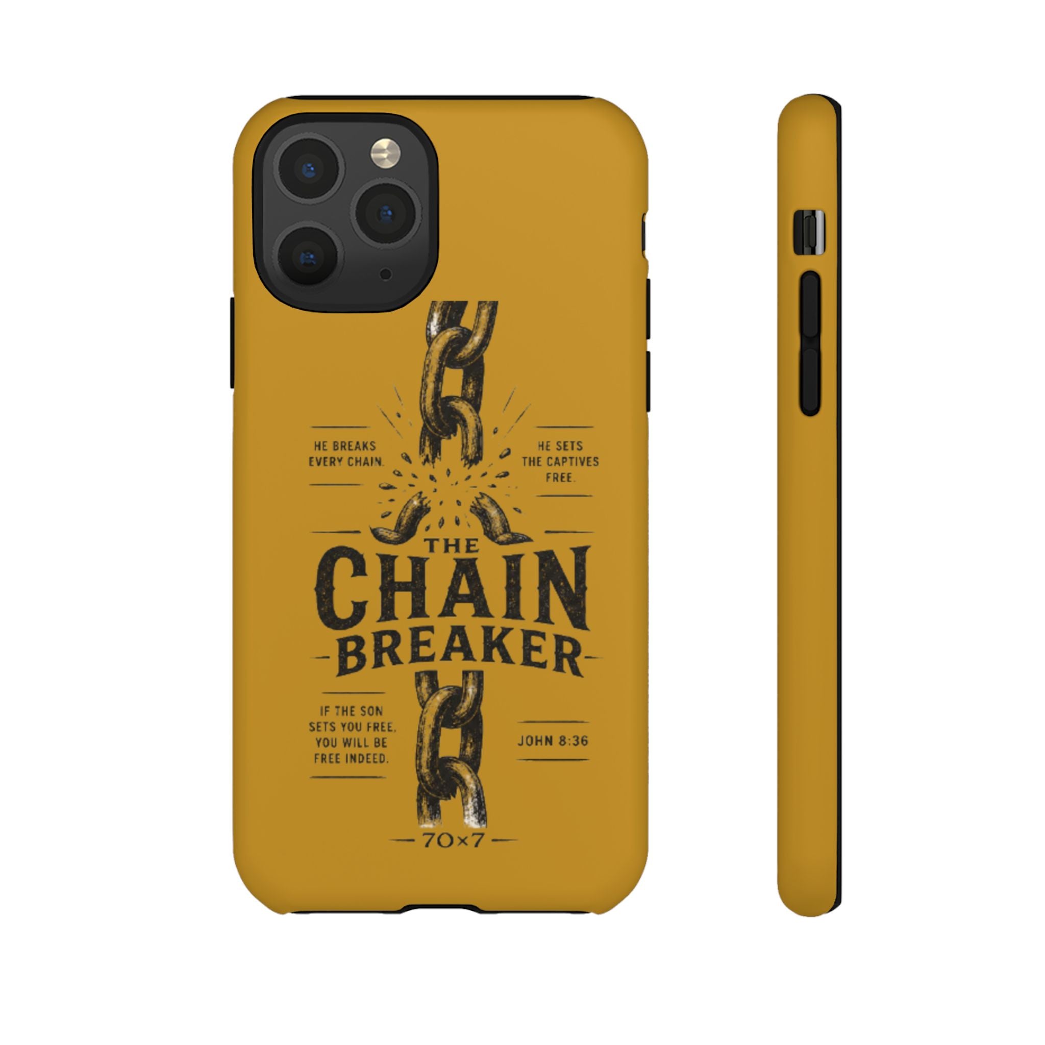 Chain Breaker Phone Case – Inspirational Christian Scripture iPhone Case