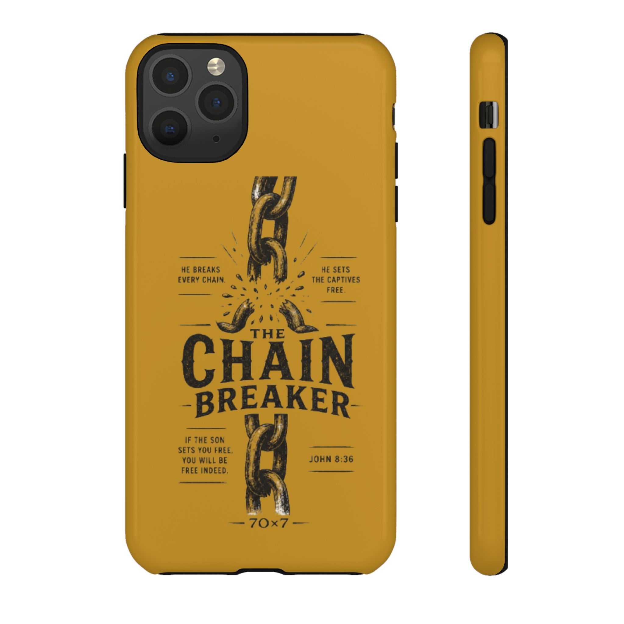 Chain Breaker Phone Case – Inspirational Christian Scripture iPhone Case