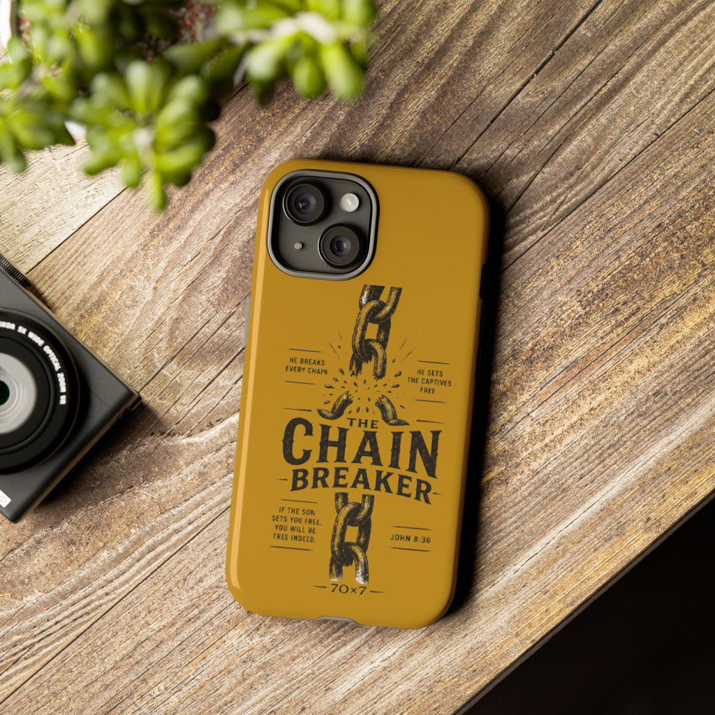 Chain Breaker Phone Case – Inspirational Christian Scripture iPhone Case