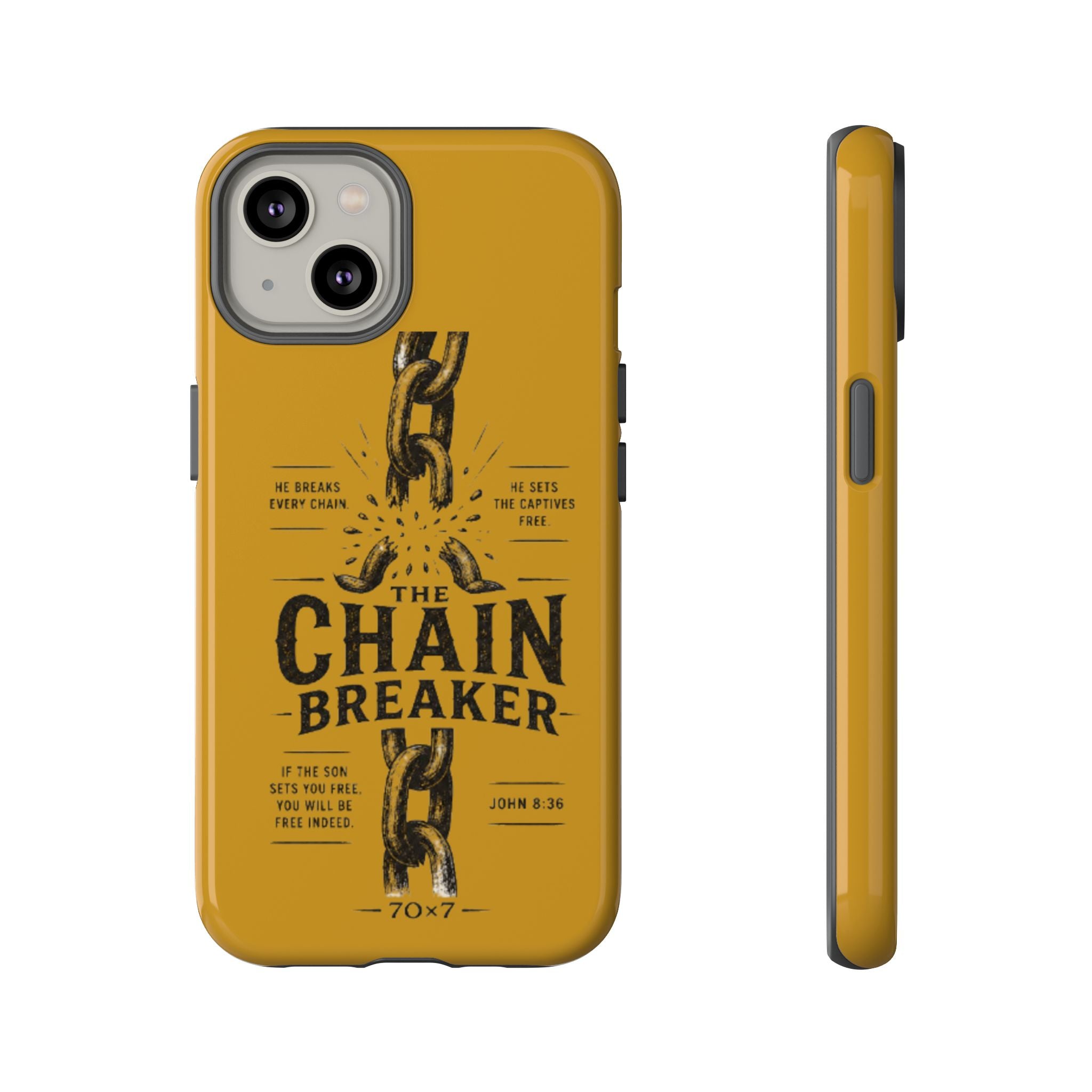 Chain Breaker Phone Case – Inspirational Christian Scripture iPhone Case