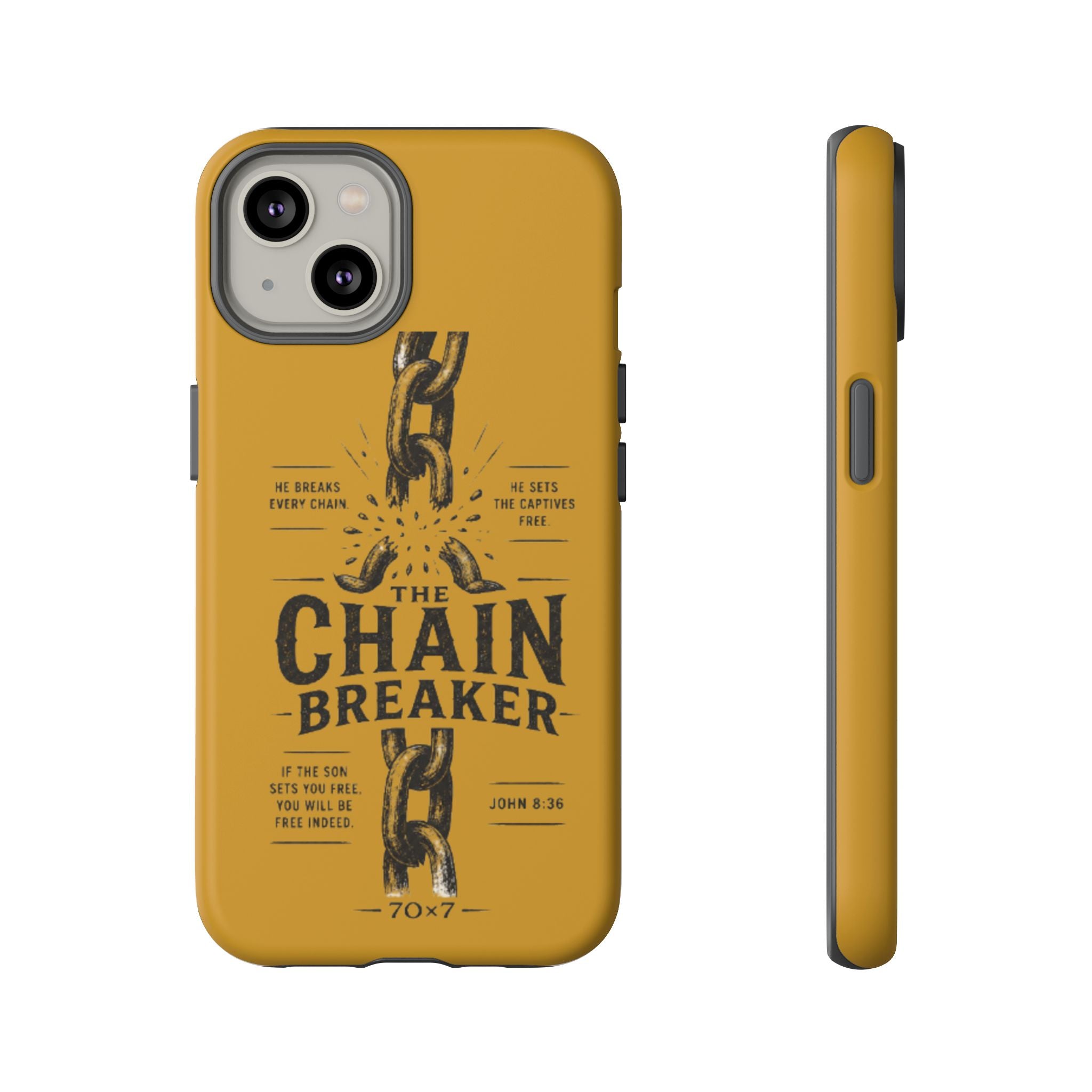 Chain Breaker Phone Case – Inspirational Christian Scripture iPhone Case