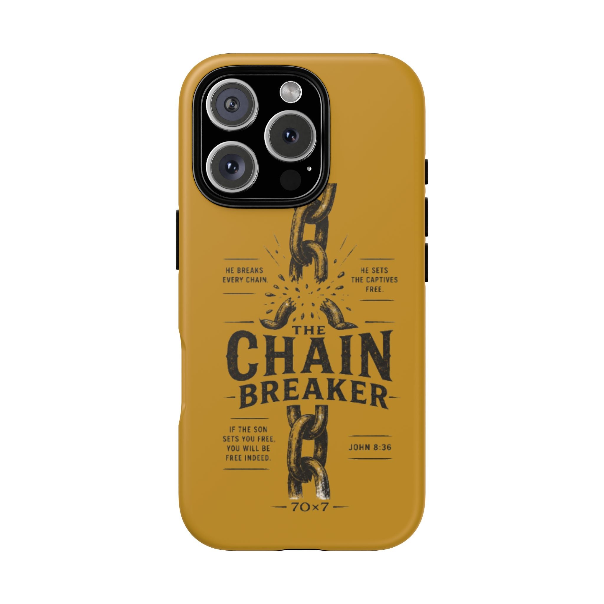 Chain Breaker Phone Case – Inspirational Christian Scripture iPhone Case