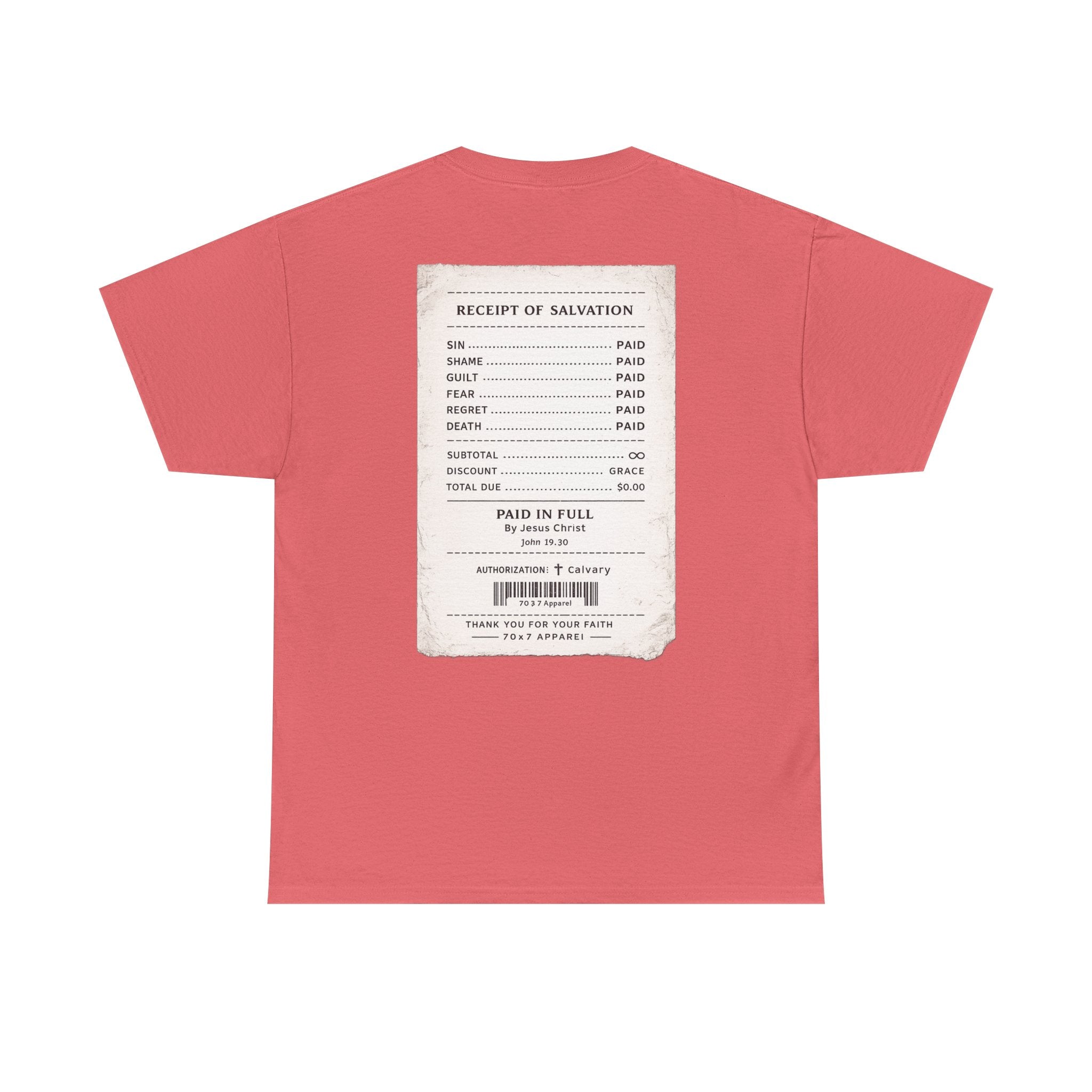 Receipt of Salvation Tee