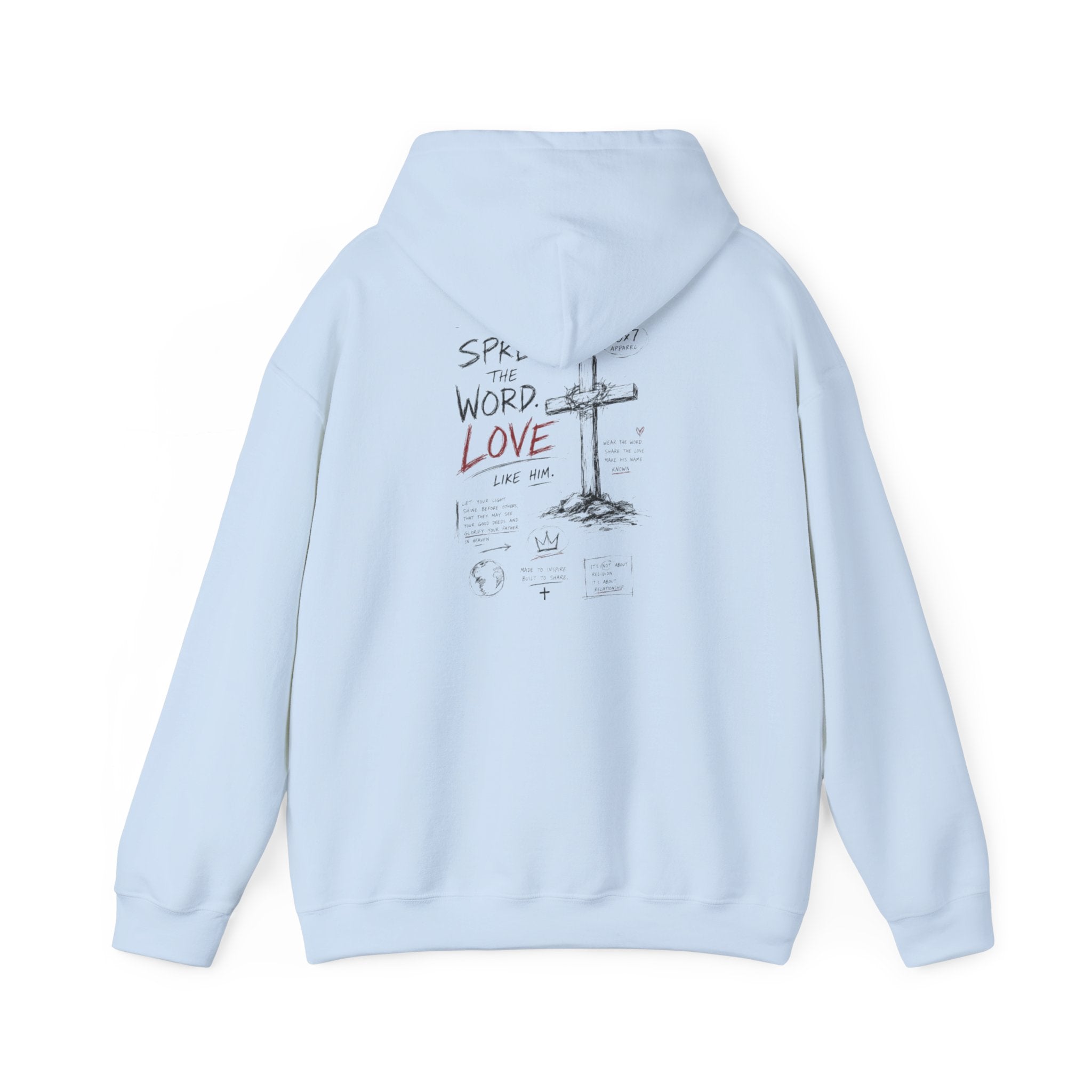 Spread the Word Cross Hoodie
