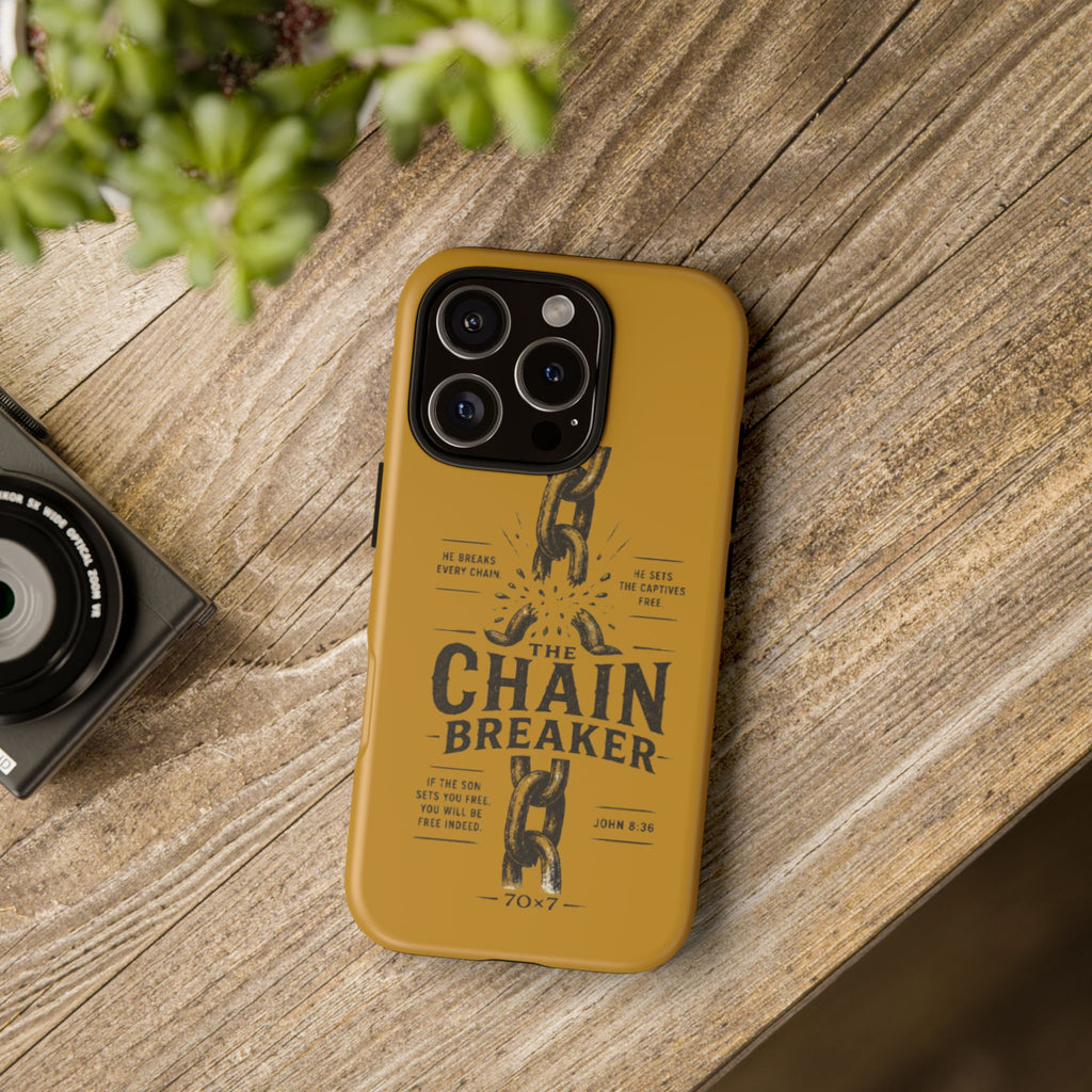 Chain Breaker Phone Case – Inspirational Christian Scripture iPhone Case