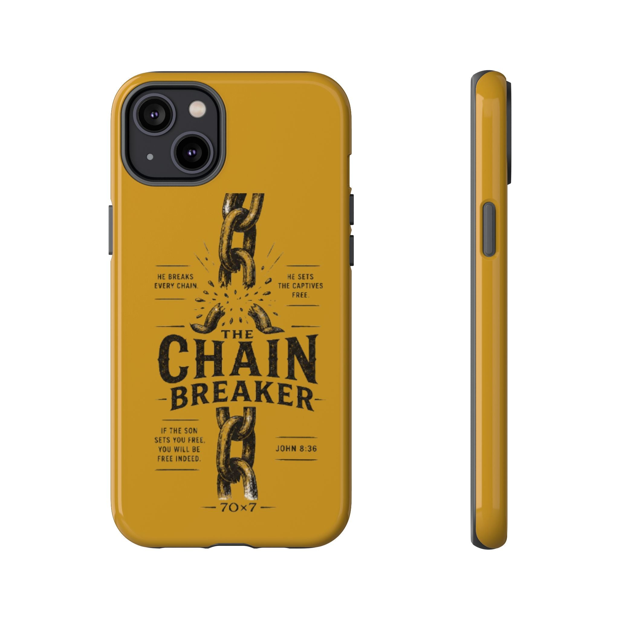 Chain Breaker Phone Case – Inspirational Christian Scripture iPhone Case