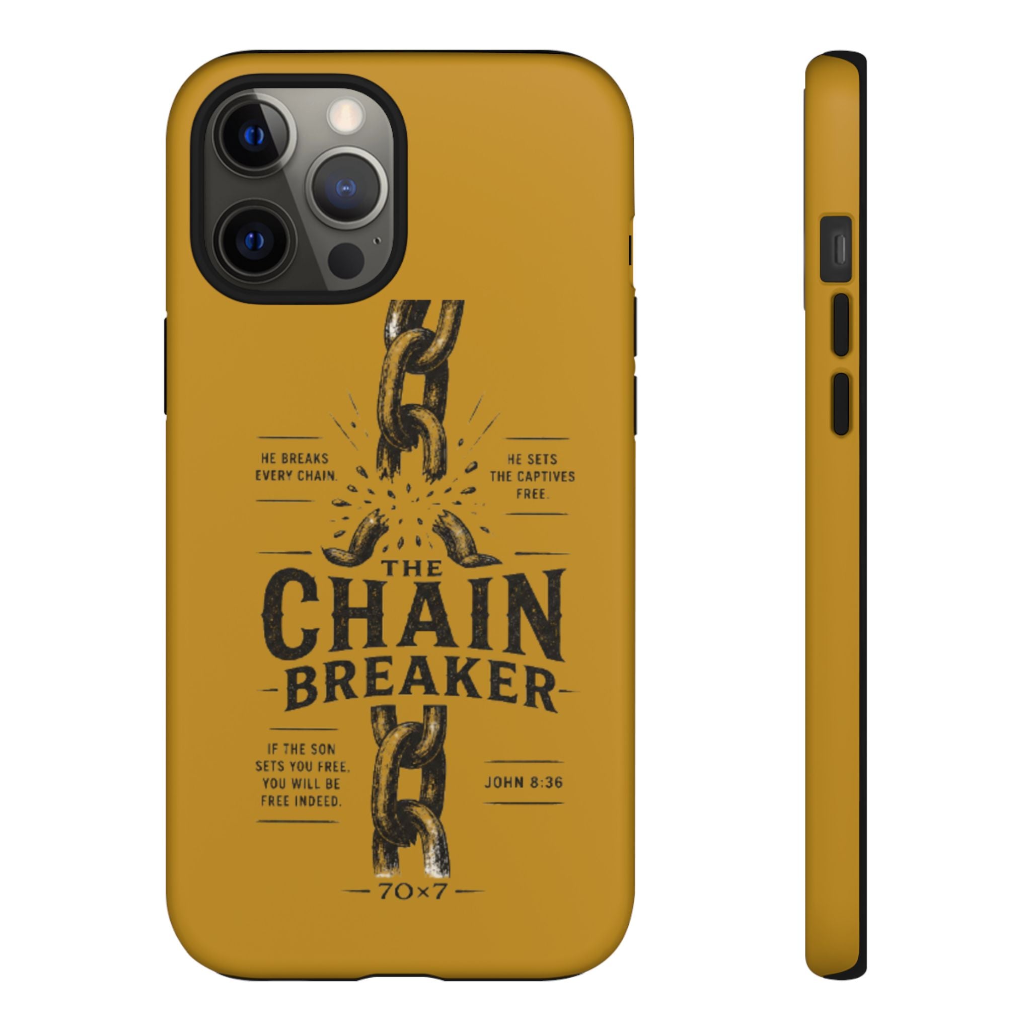 Chain Breaker Phone Case – Inspirational Christian Scripture iPhone Case