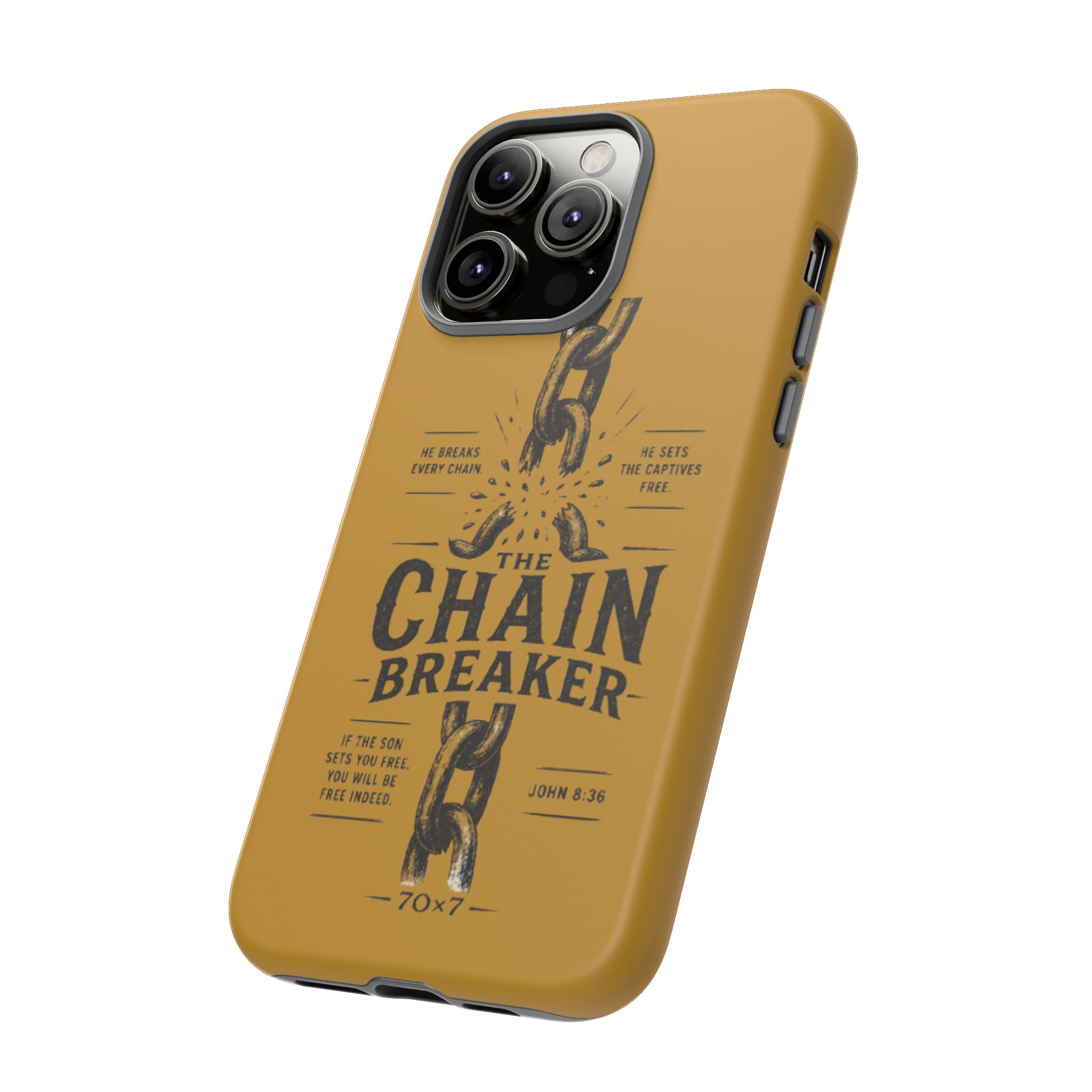 Chain Breaker Phone Case – Inspirational Christian Scripture iPhone Case
