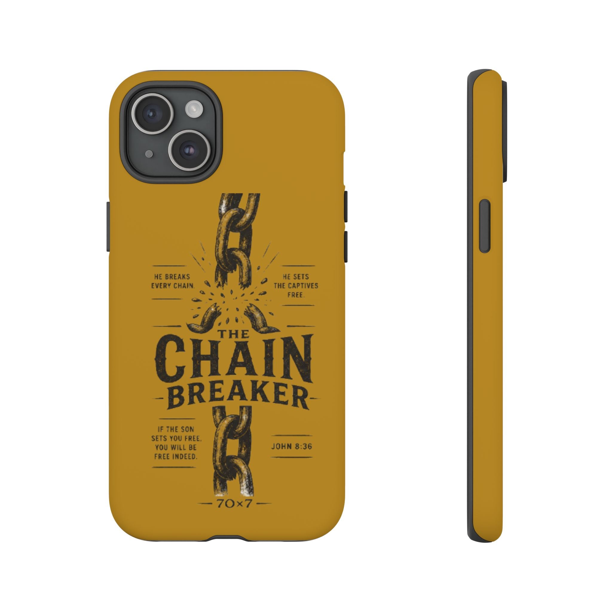 Chain Breaker Phone Case – Inspirational Christian Scripture iPhone Case